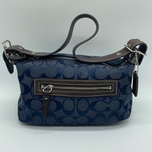 Coach Navy Blue Handbag